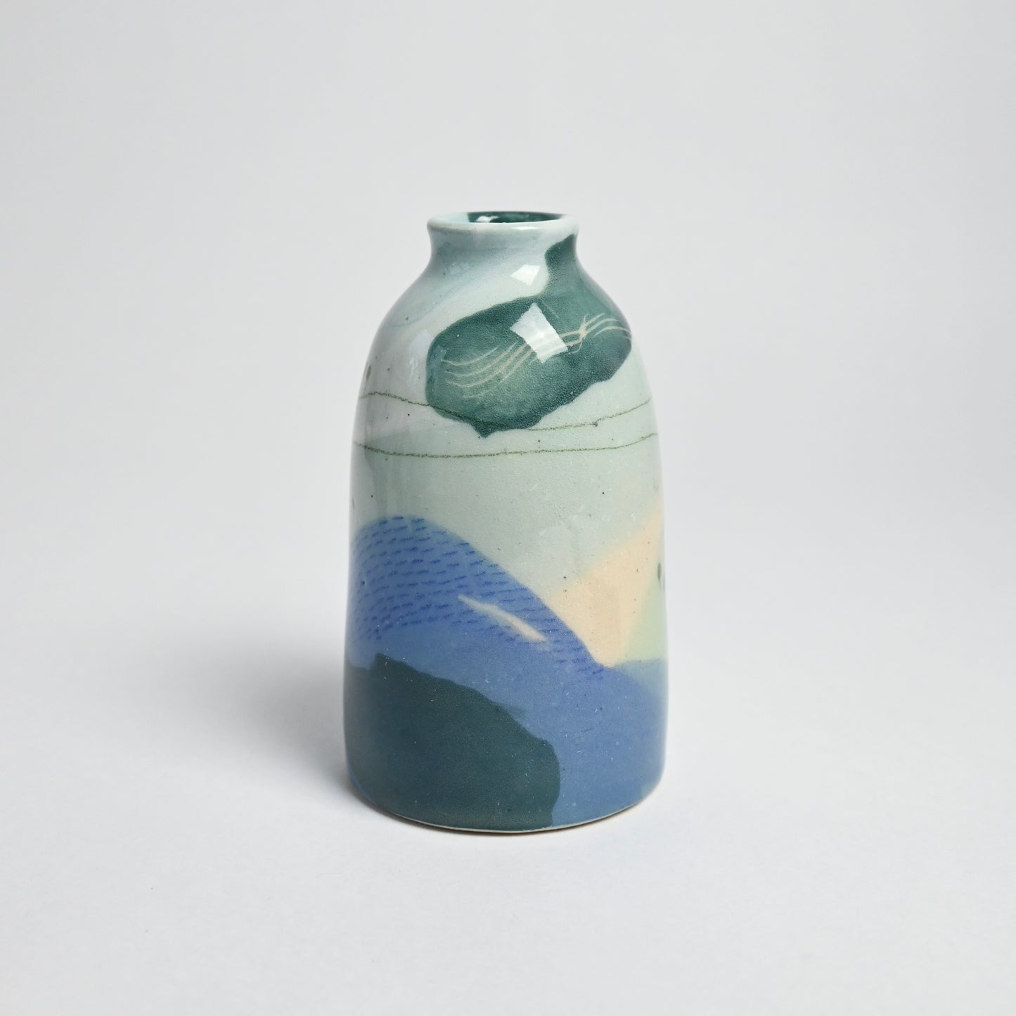 Ceramic Small Vase - Landscape #11