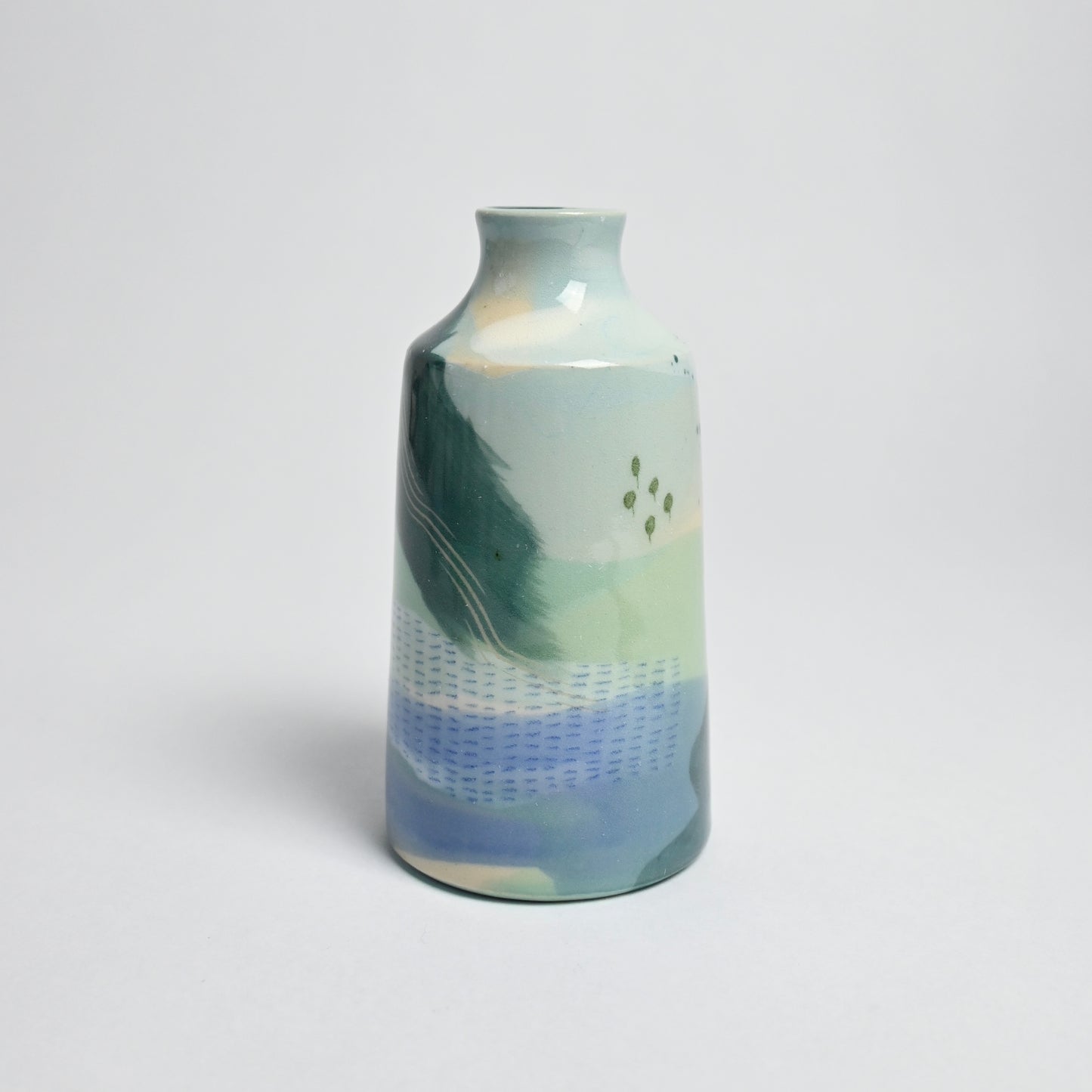 Ceramic Small Vase - Landscape #9