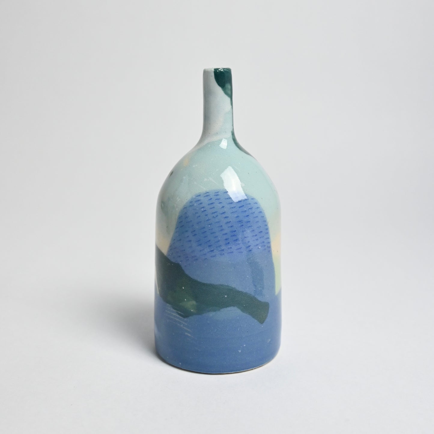 Ceramic Small Vase - Landscape #8