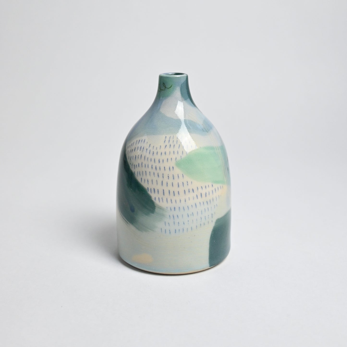 Ceramic Small Vase - Landscape #7