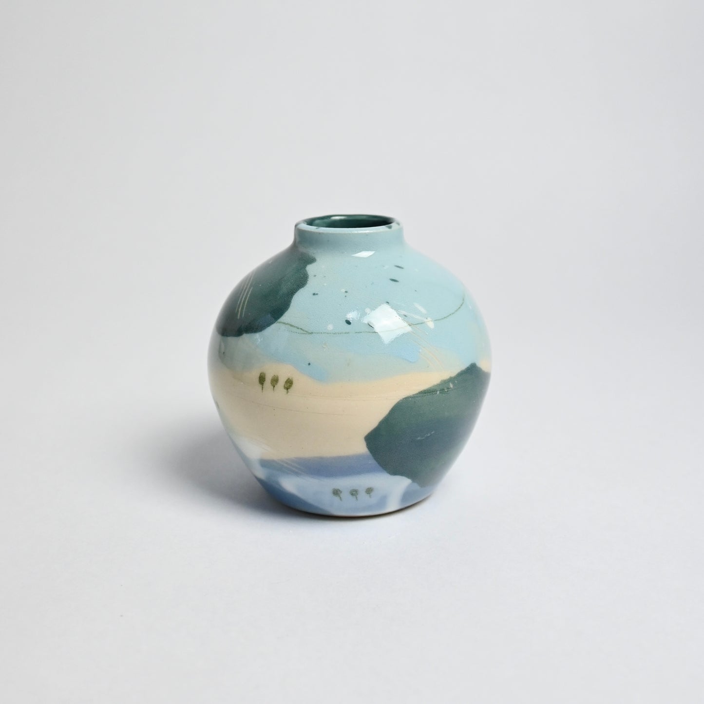 Ceramic Small Vase - Landscape #5 (SLIGHT SECOND)