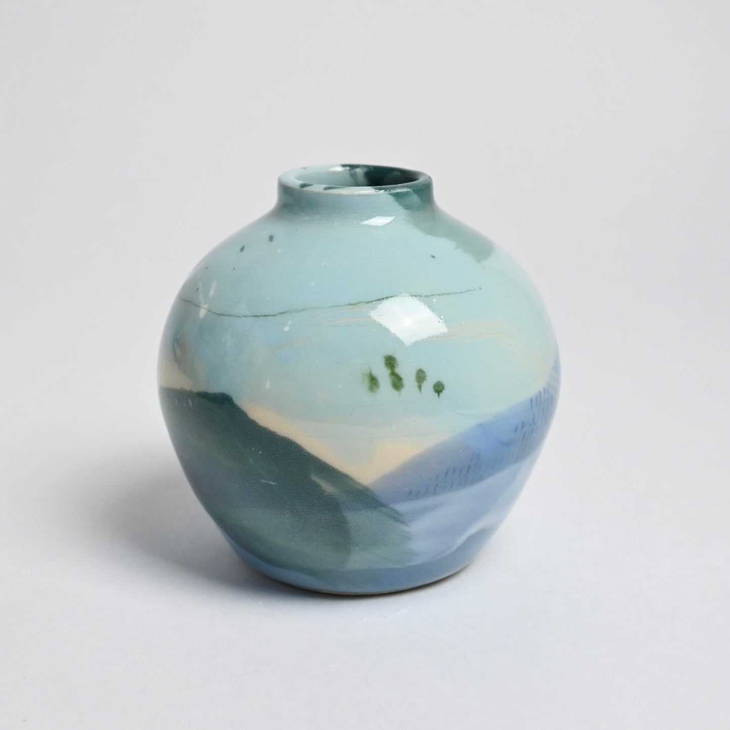 Ceramic Small Vase - Landscape #5 (SLIGHT SECOND)