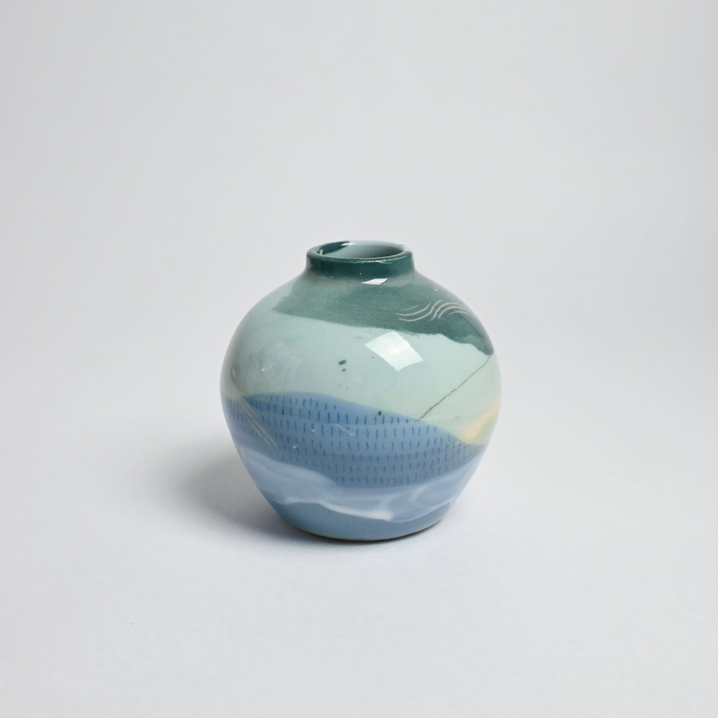 Ceramic Small Vase - Landscape #5 (SLIGHT SECOND)