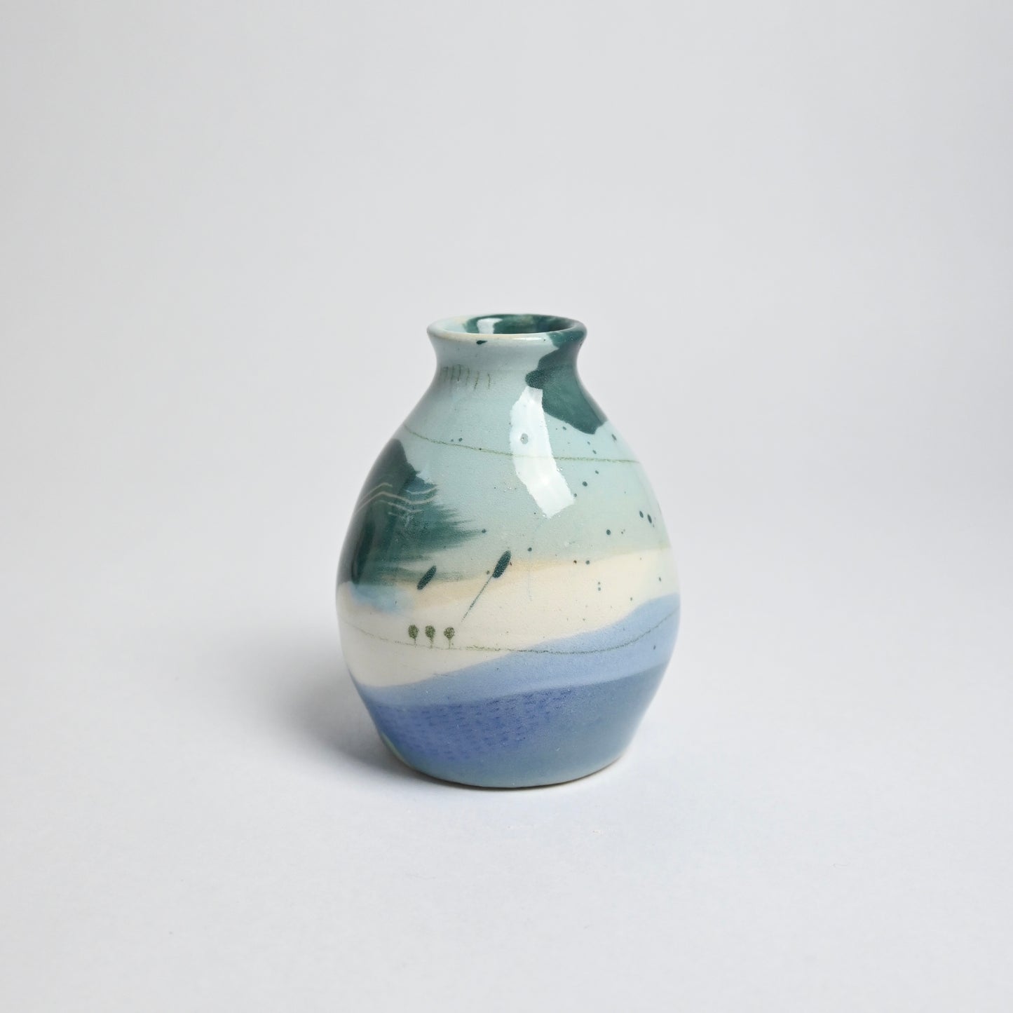 Ceramic Small Vase - Landscape #2