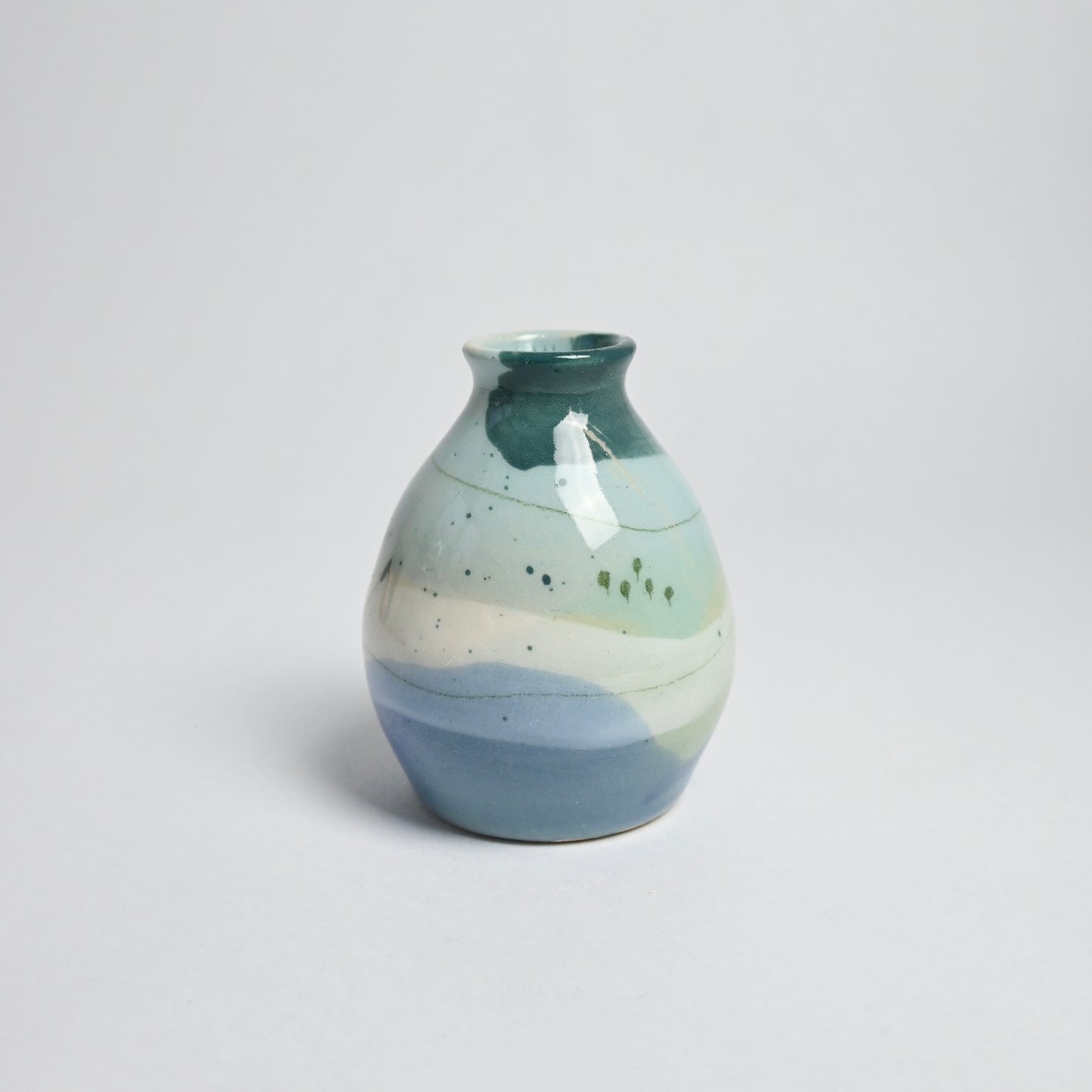 Ceramic Small Vase - Landscape #2