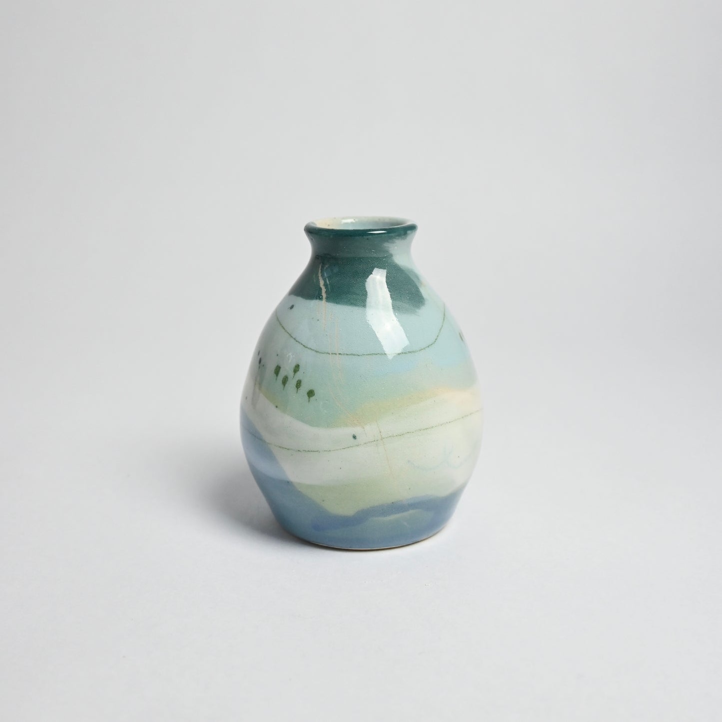 Ceramic Small Vase - Landscape #2