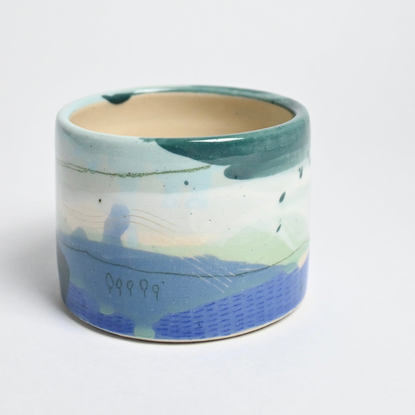 Ceramic Pot - Landscape #1