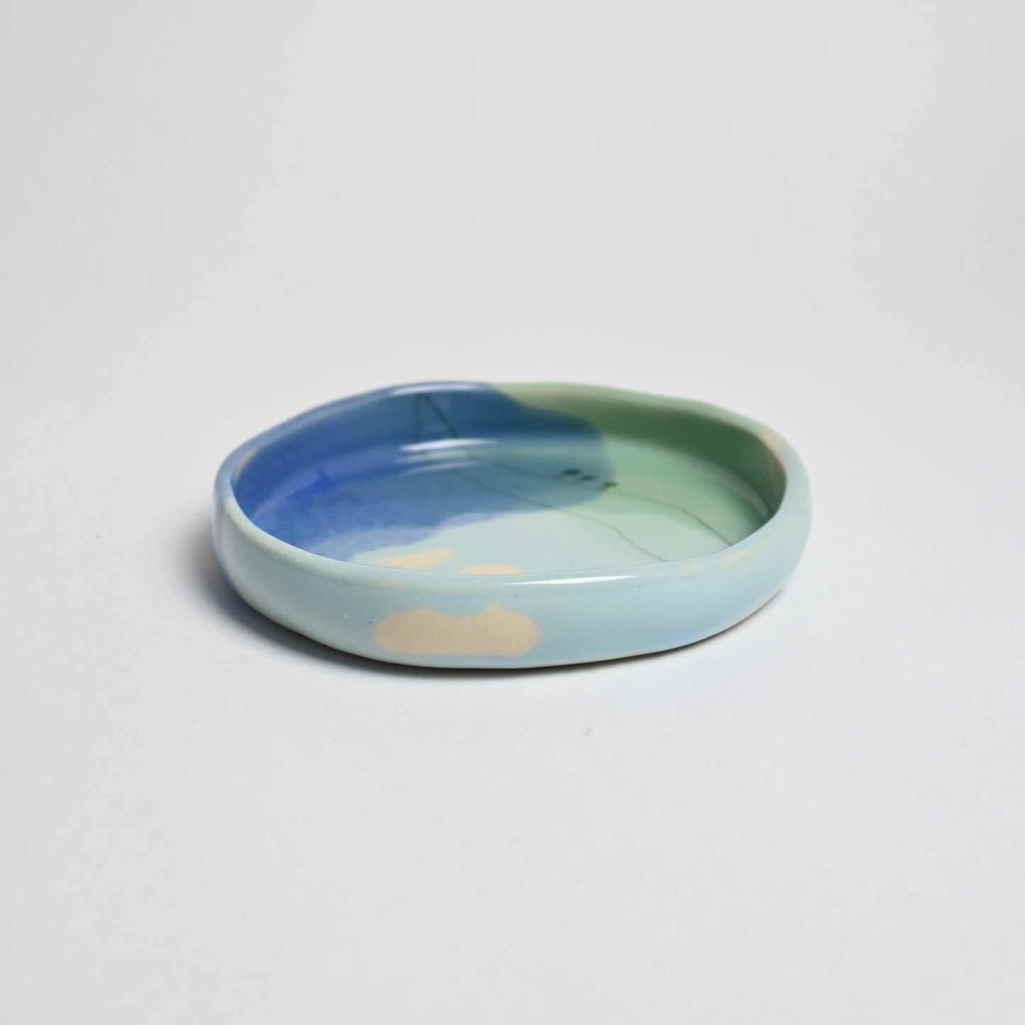 Ceramic Small Organic Plate - Landscape #1