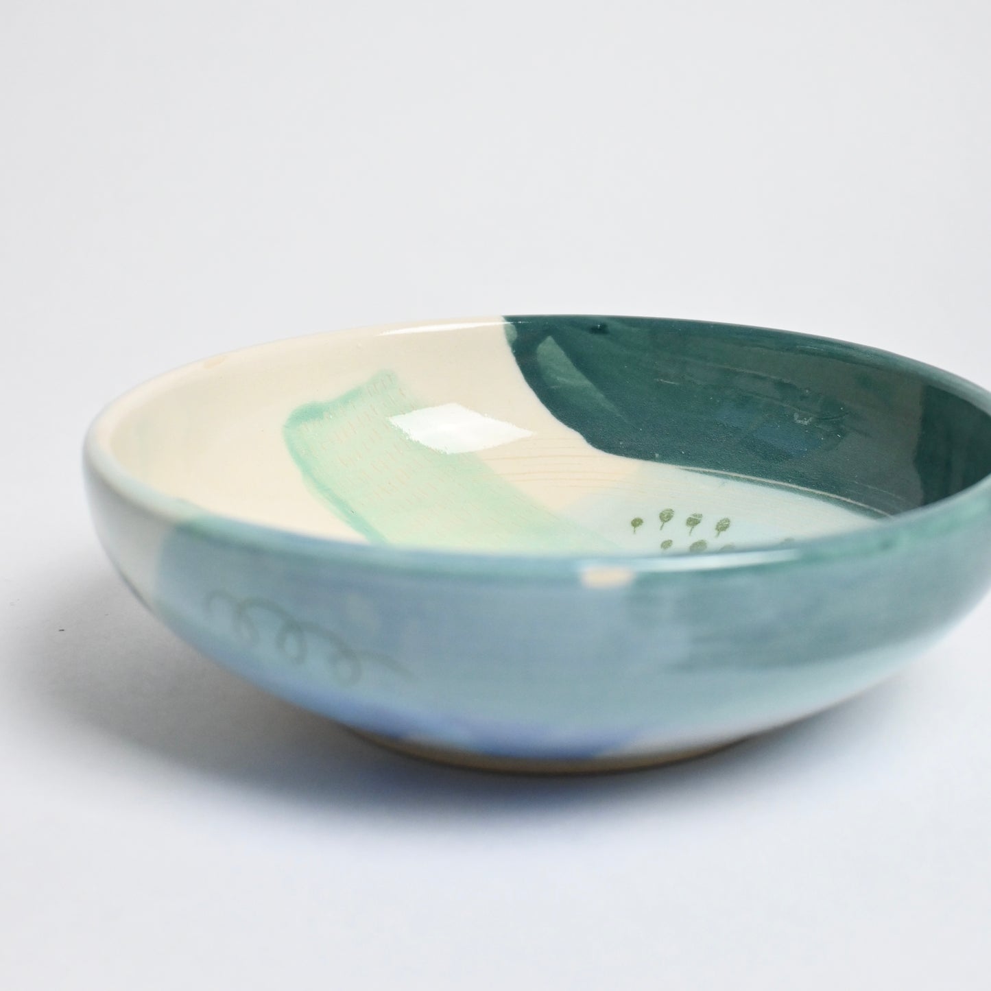 Ceramic Medium Bowl - Landscape #1