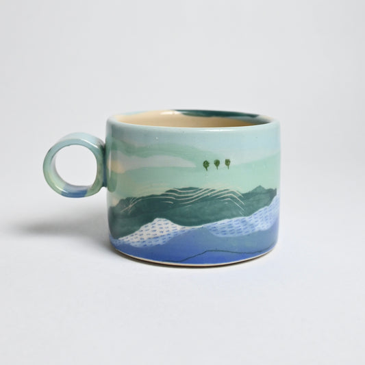 Ceramic Wide Mug - Landscape #12 (SLIGHT SECOND)