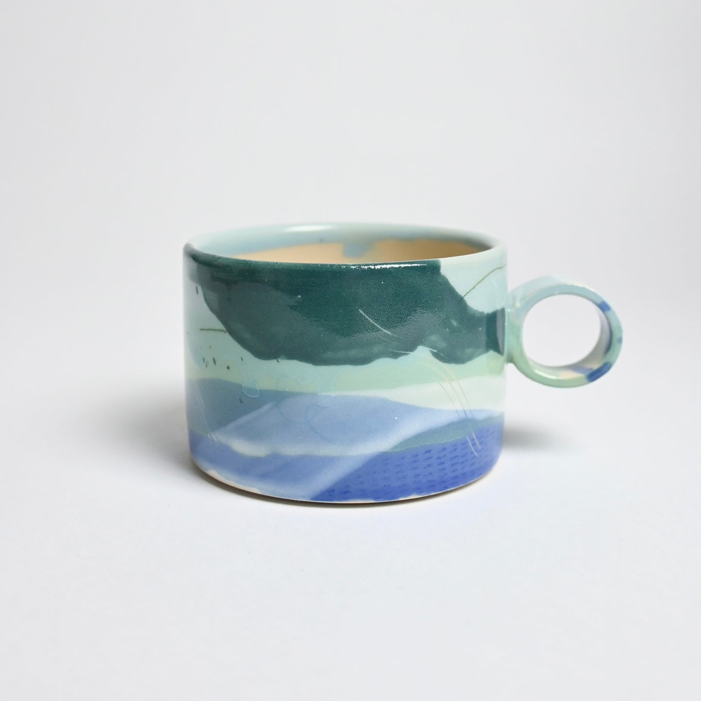 Ceramic Wide Mug - Landscape #10