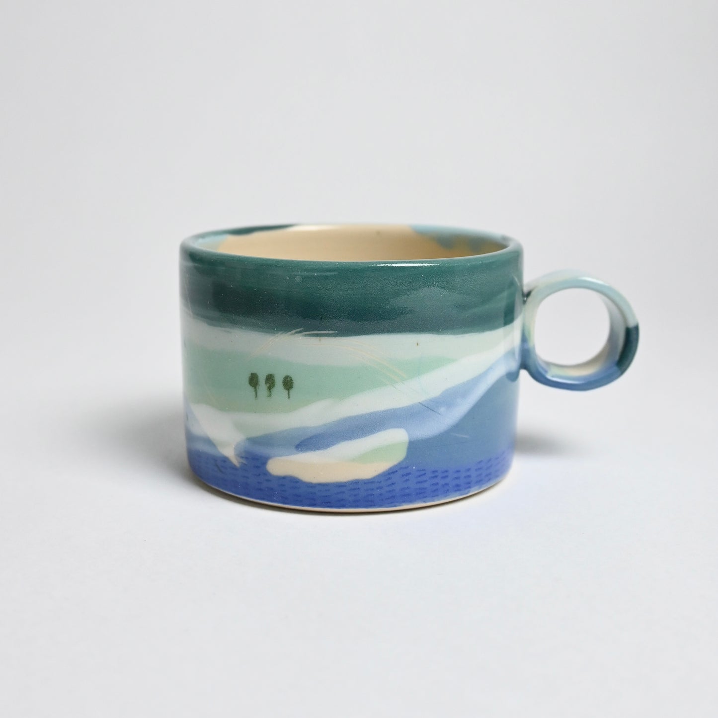 Ceramic Wide Mug - Landscape #9