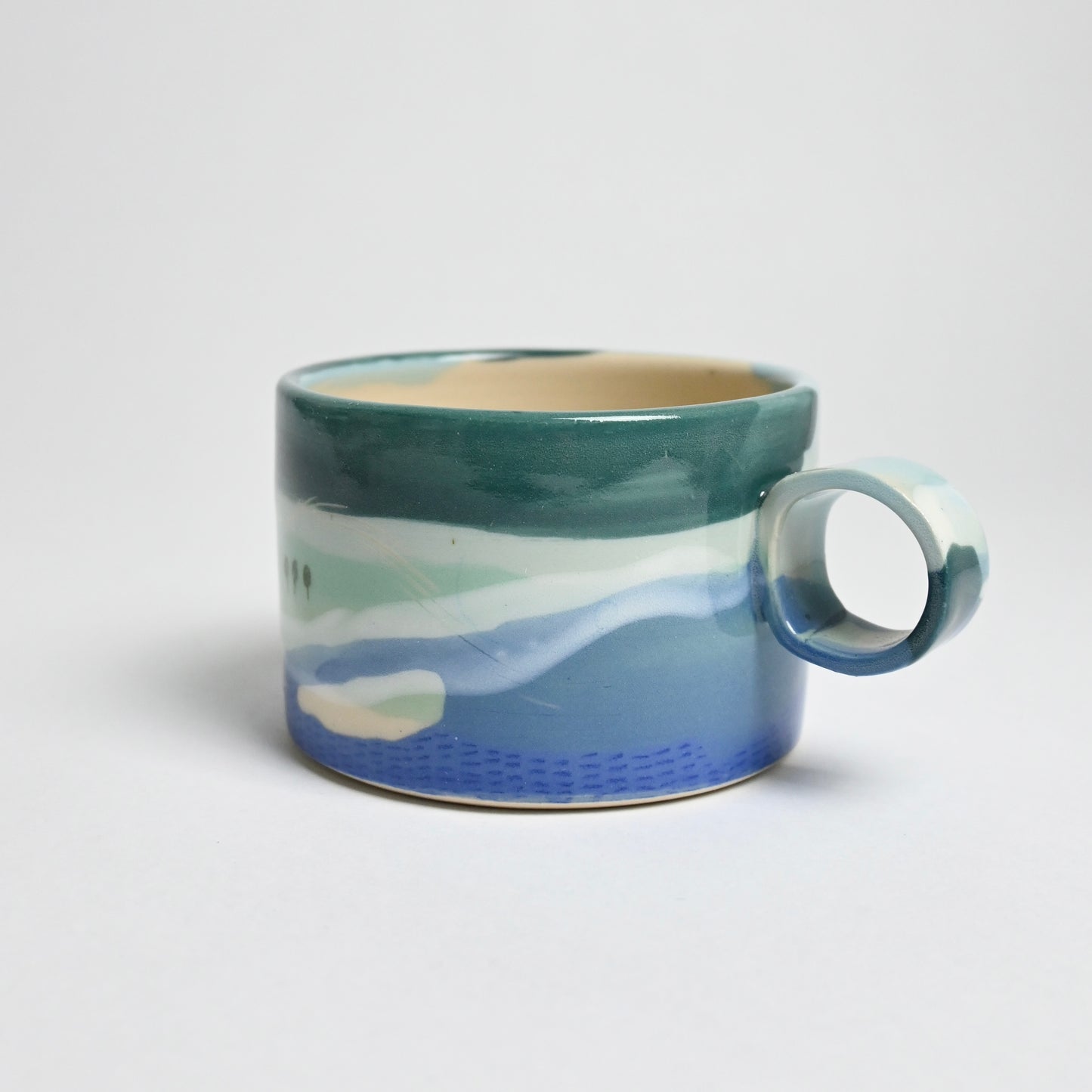 Ceramic Wide Mug - Landscape #9