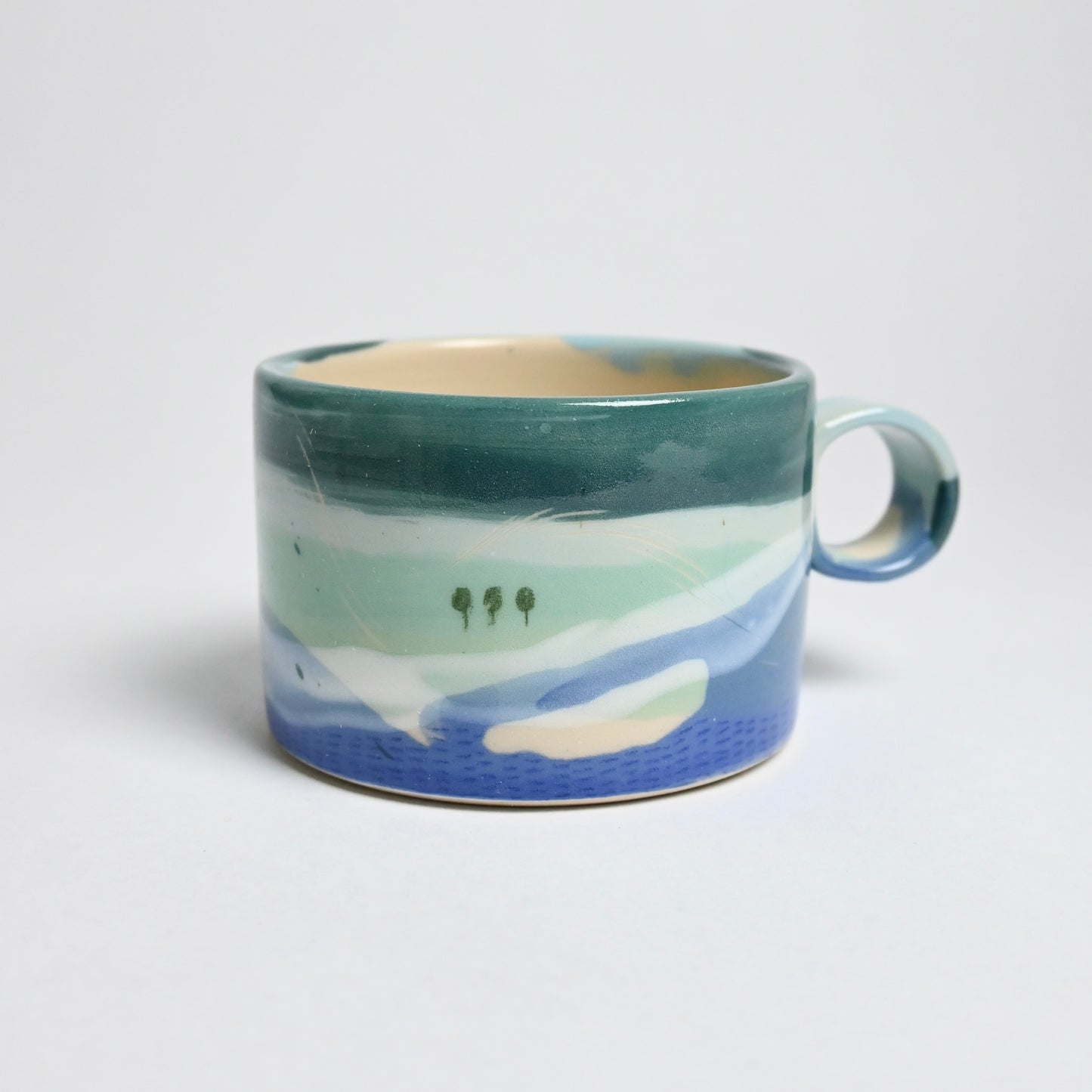 Ceramic Wide Mug - Landscape #9