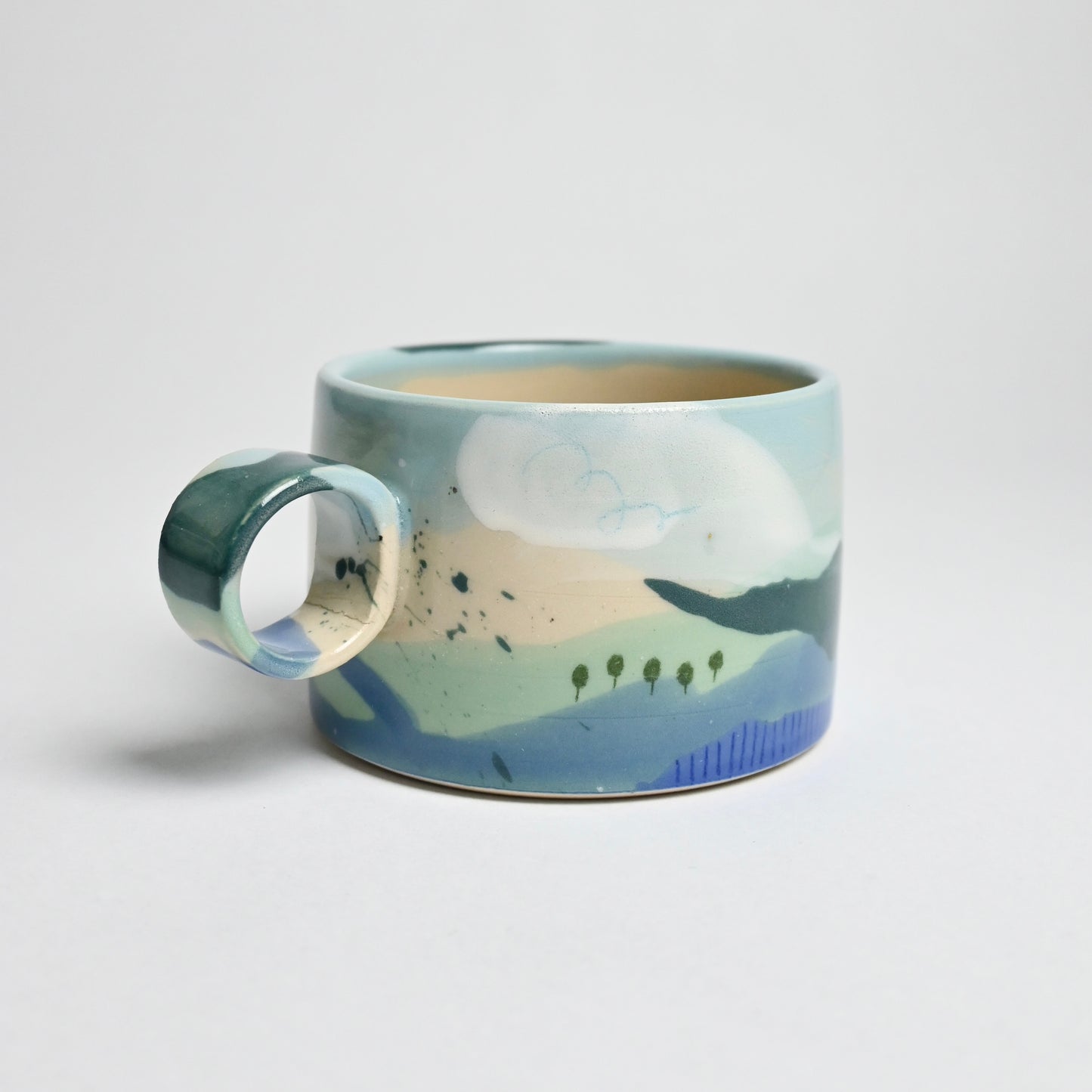 Ceramic Wide Mug - Landscape #8 (SLIGHT SECOND)