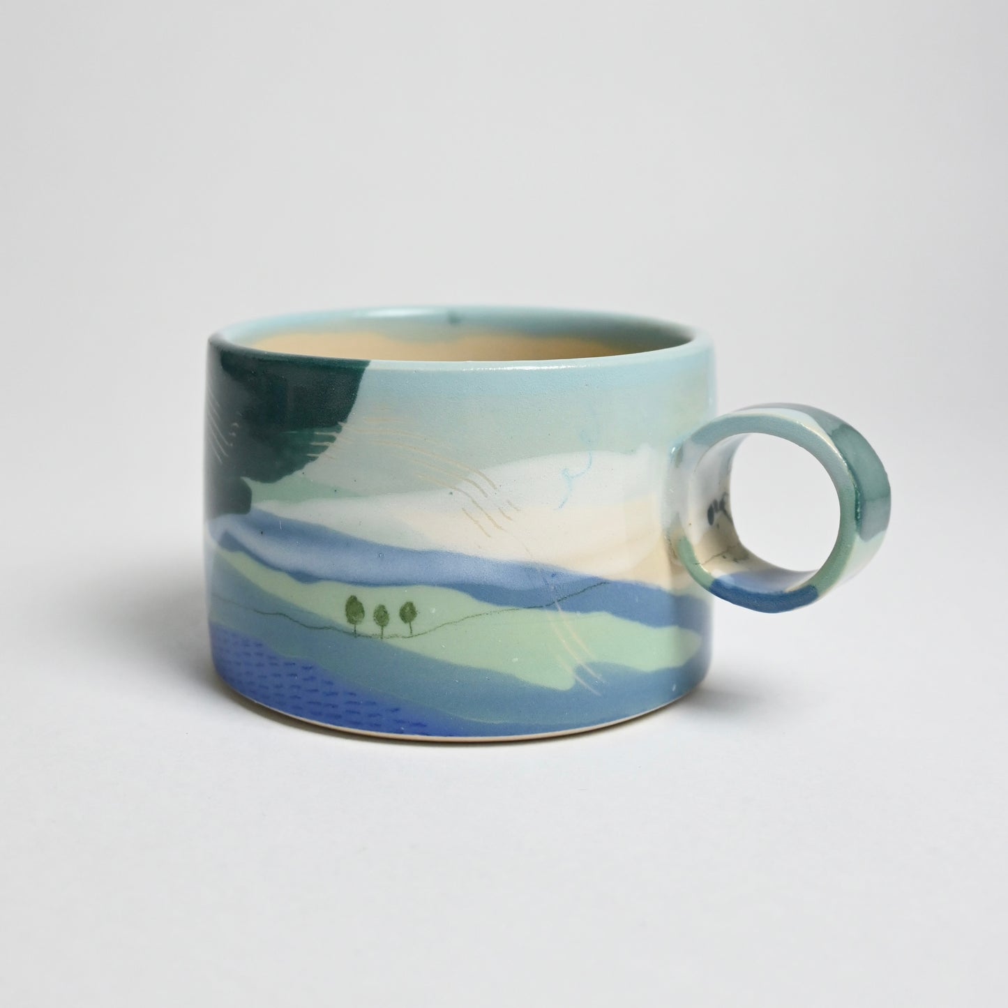 Ceramic Wide Mug - Landscape #8 (SLIGHT SECOND)