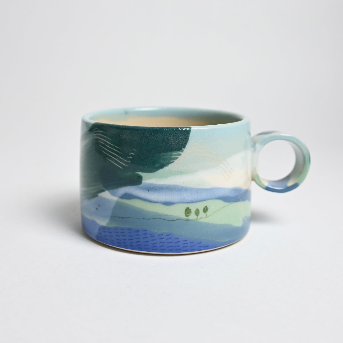 Ceramic Wide Mug - Landscape #8 (SLIGHT SECOND)