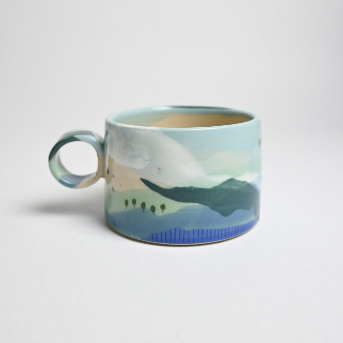 Ceramic Wide Mug - Landscape #8 (SLIGHT SECOND)