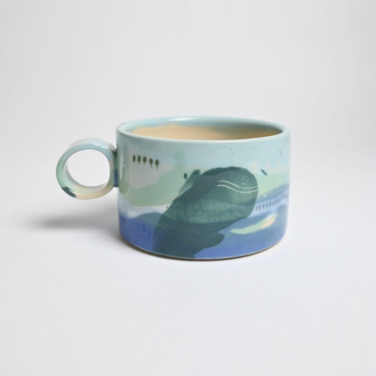 Ceramic Wide Mug - Landscape #7 (SLIGHT SECOND)