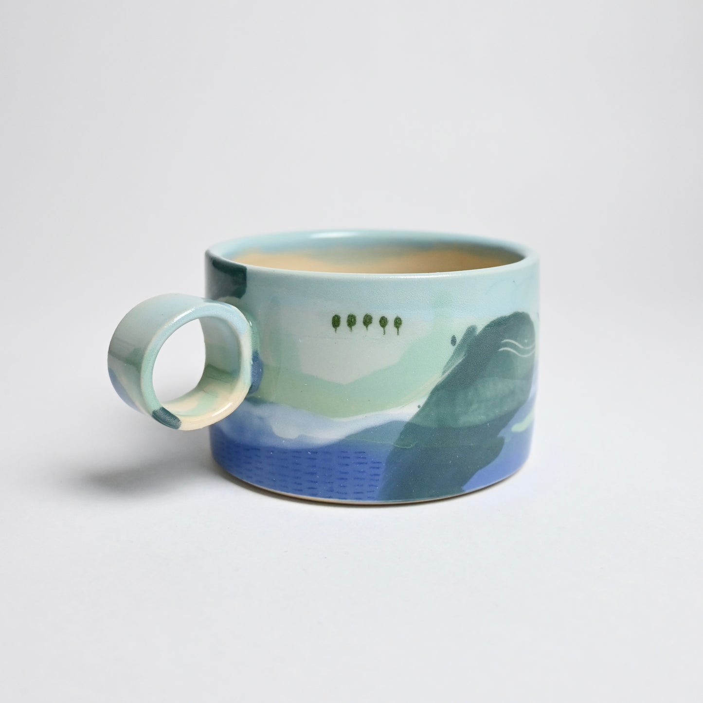 Ceramic Wide Mug - Landscape #7 (SLIGHT SECOND)