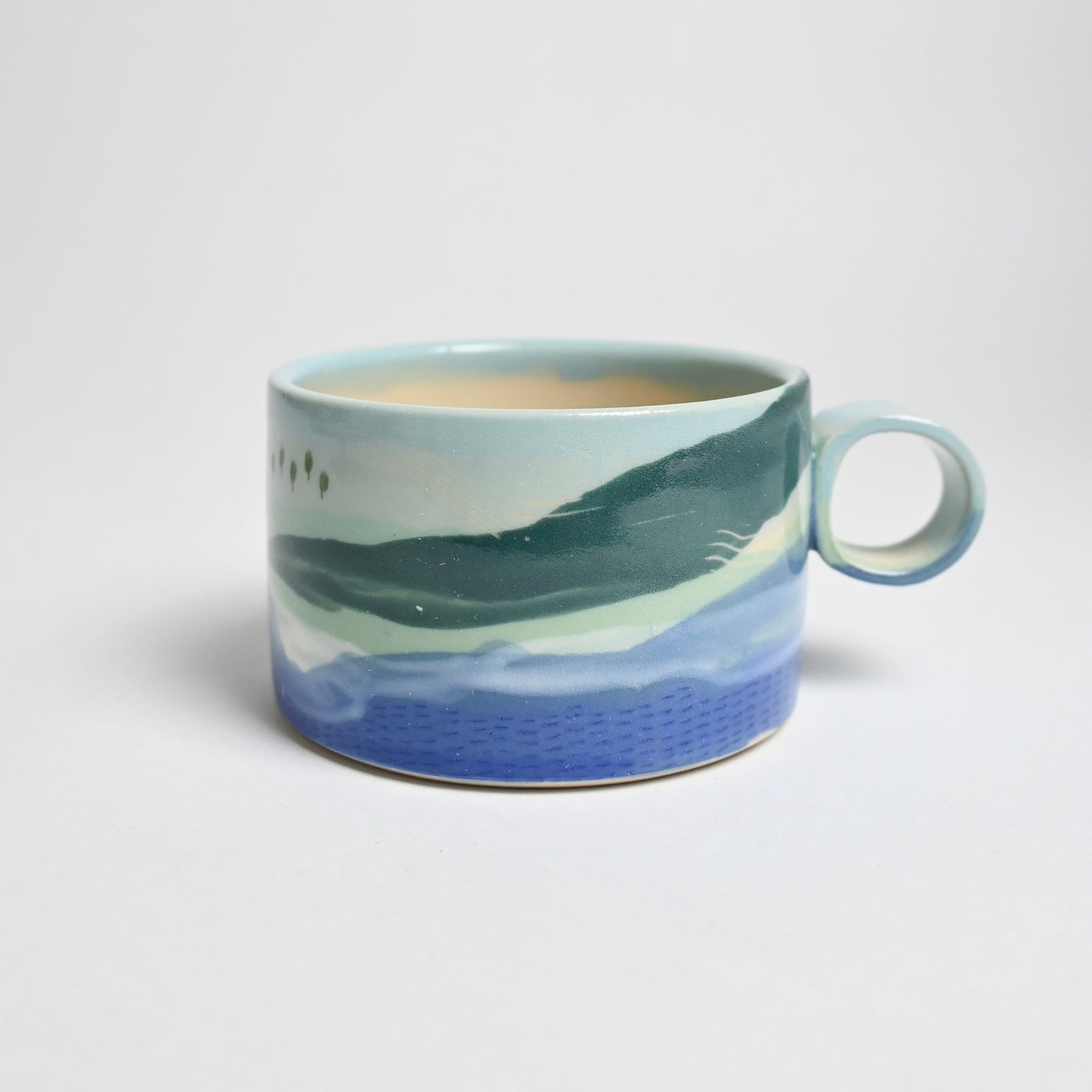 Ceramic Wide Mug - Landscape #7 (SLIGHT SECOND)