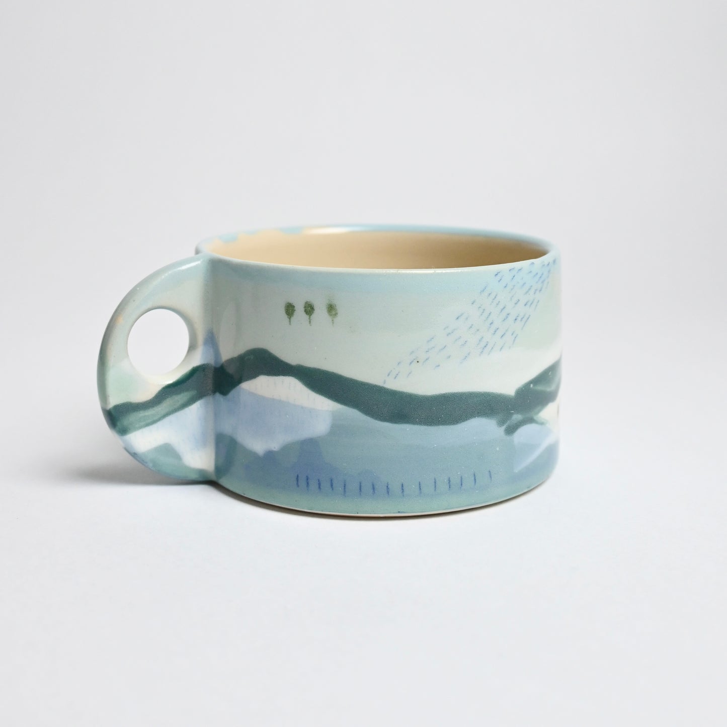 Ceramic Wide Mug - Landscape #5