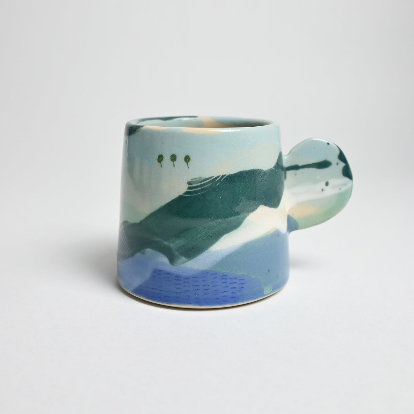 Ceramic Tapered Mug - Landscape #1