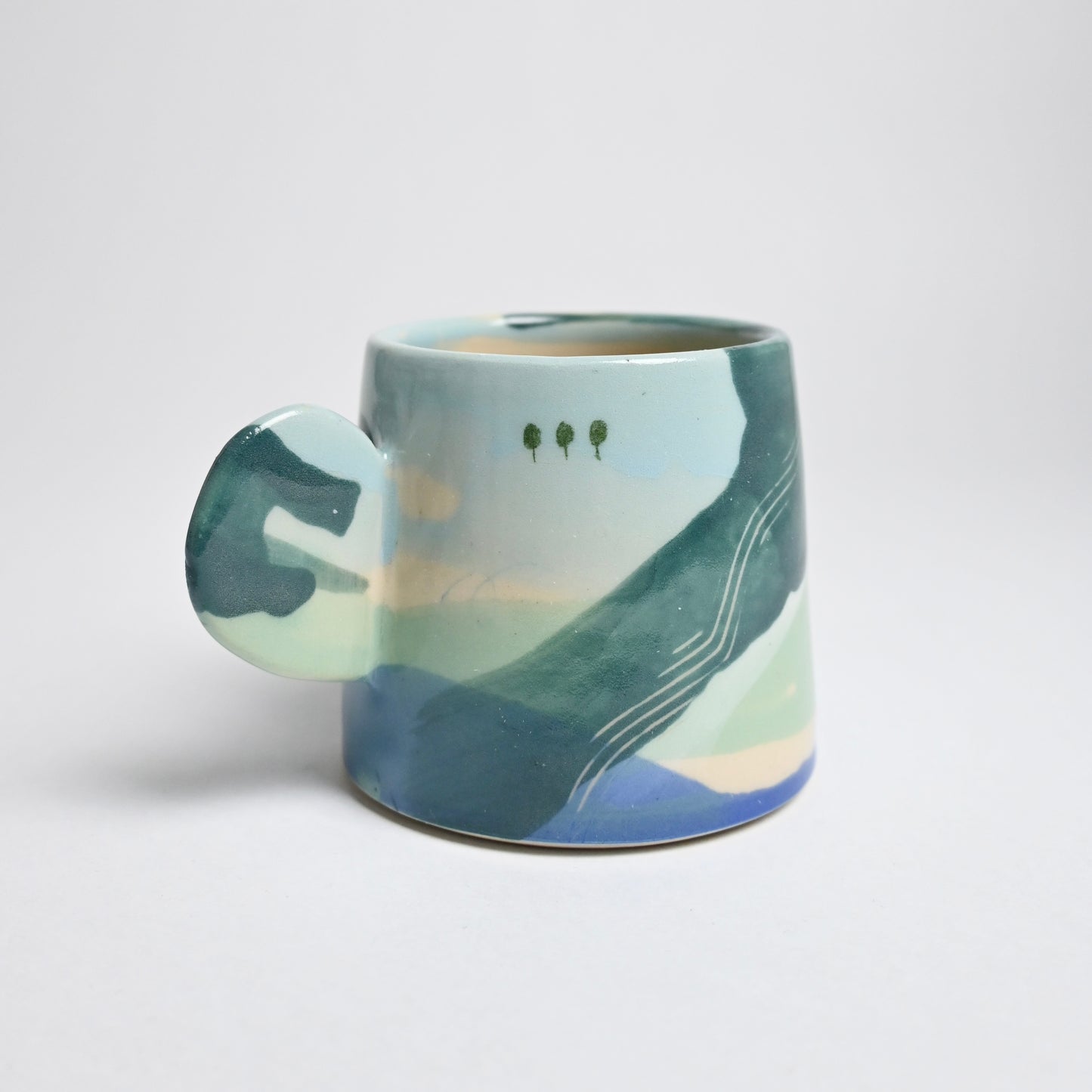 Ceramic Tapered Mug - Landscape #1