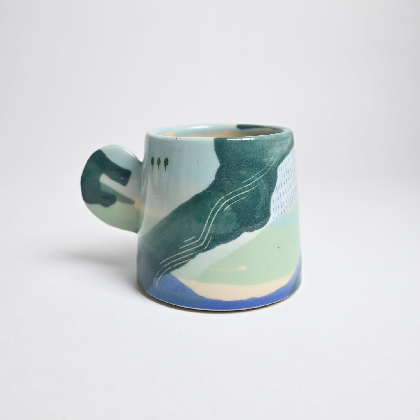 Ceramic Tapered Mug - Landscape #1