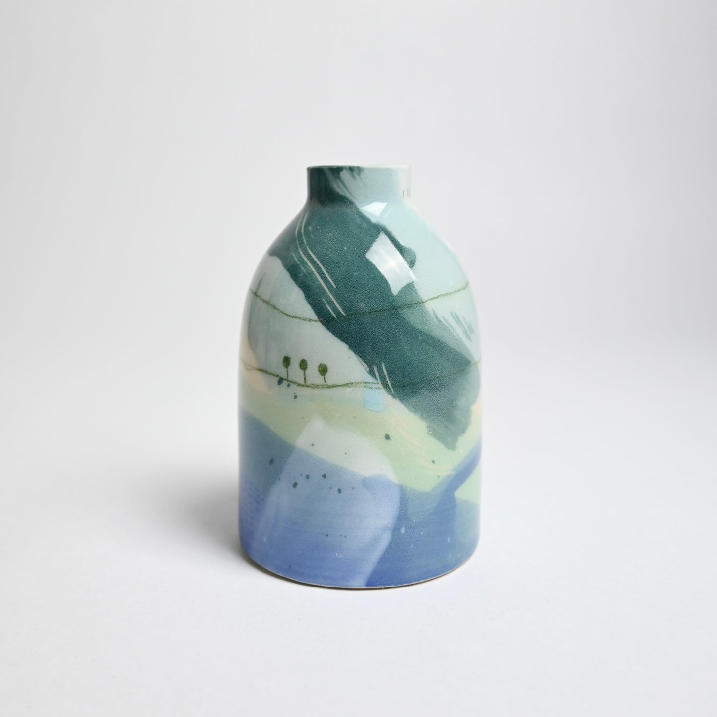 Ceramic Small Vase - Landscape #1