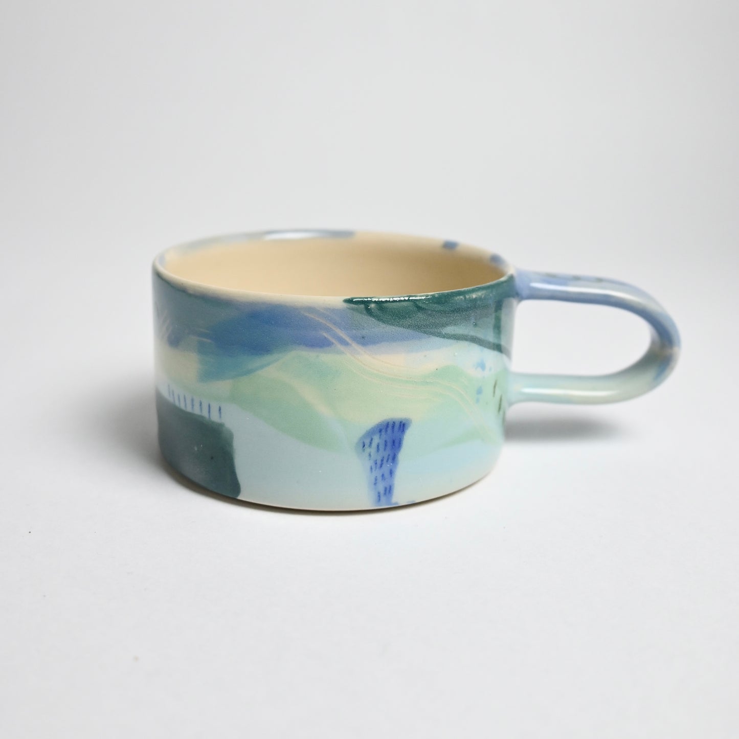 Ceramic Long Handled Mug - Landscape #2