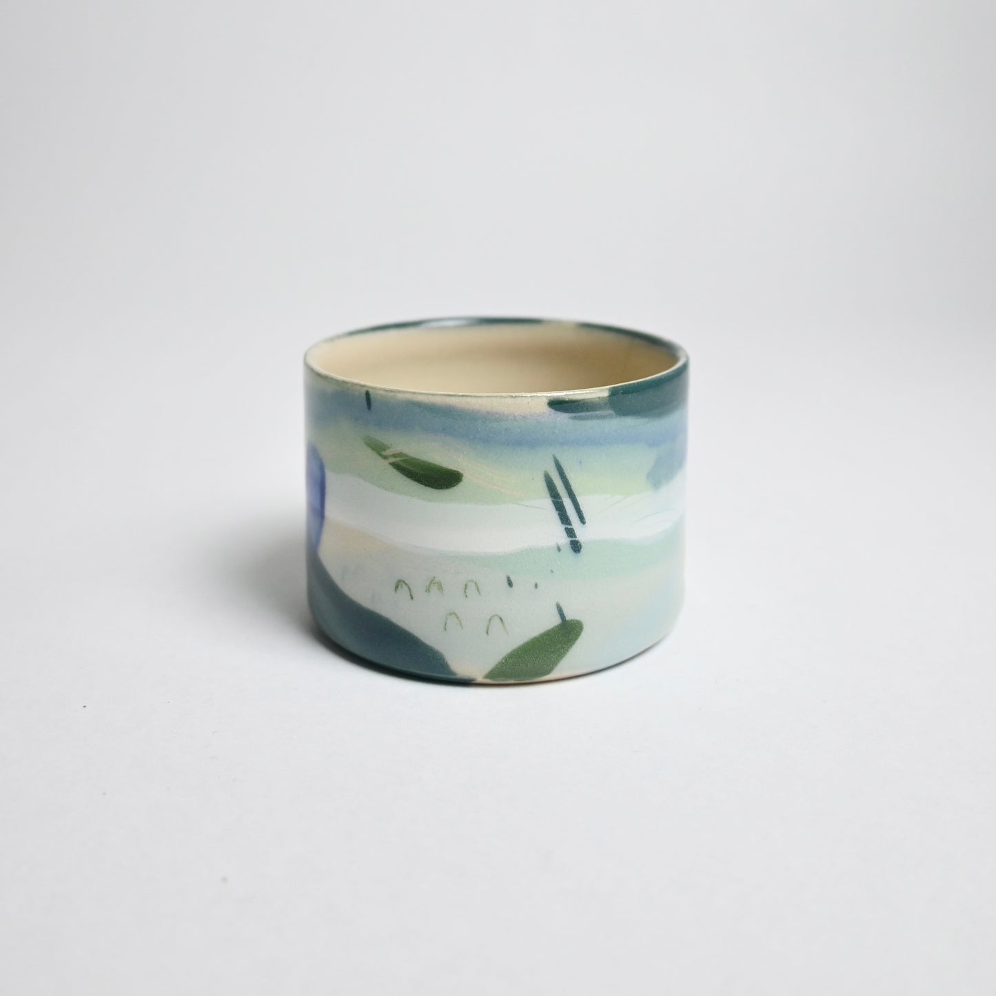 Ceramic Straight Sided Small Cup - Landscape #12