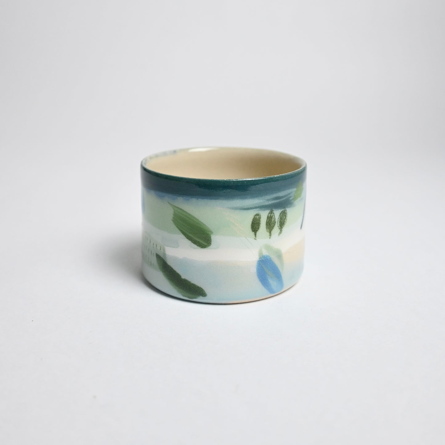 Ceramic Straight Sided Small Cup - Landscape #12