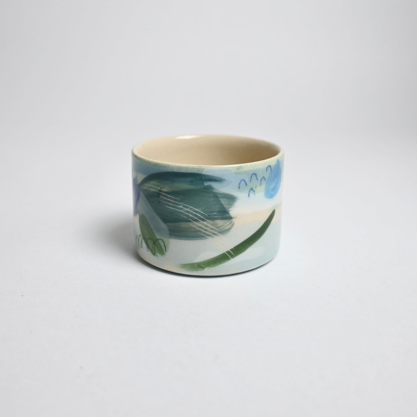 Ceramic Straight Sided Small Cup - Landscape #5