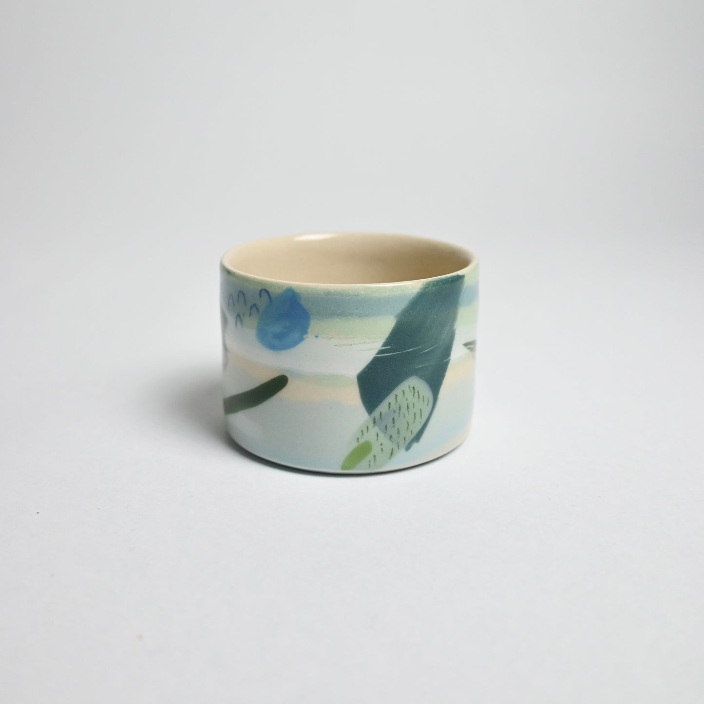 Ceramic Straight Sided Small Cup - Landscape #5