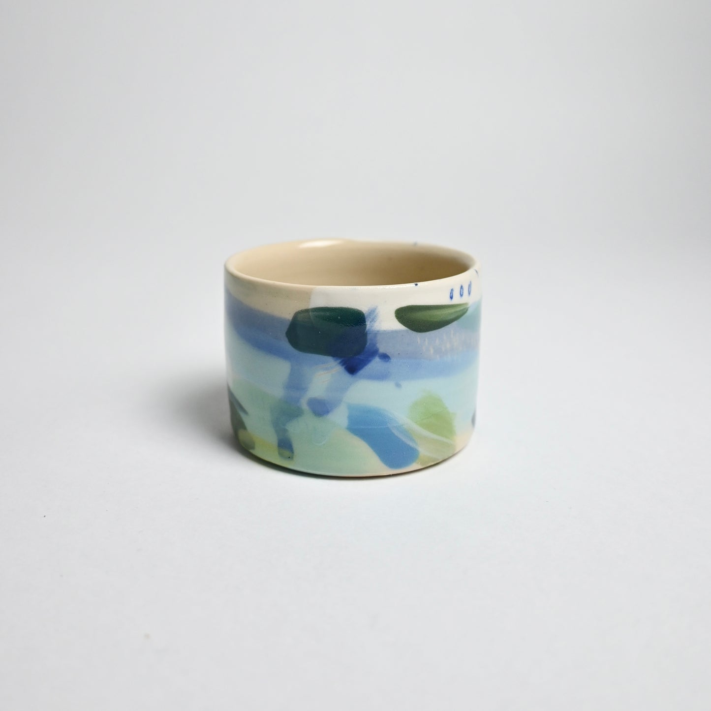 Ceramic Straight Sided Small Cup - Landscape #3