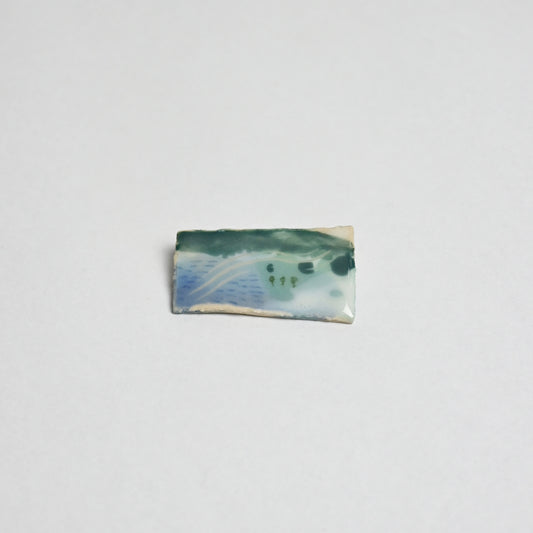 Ceramic Brooch - Landscape #6