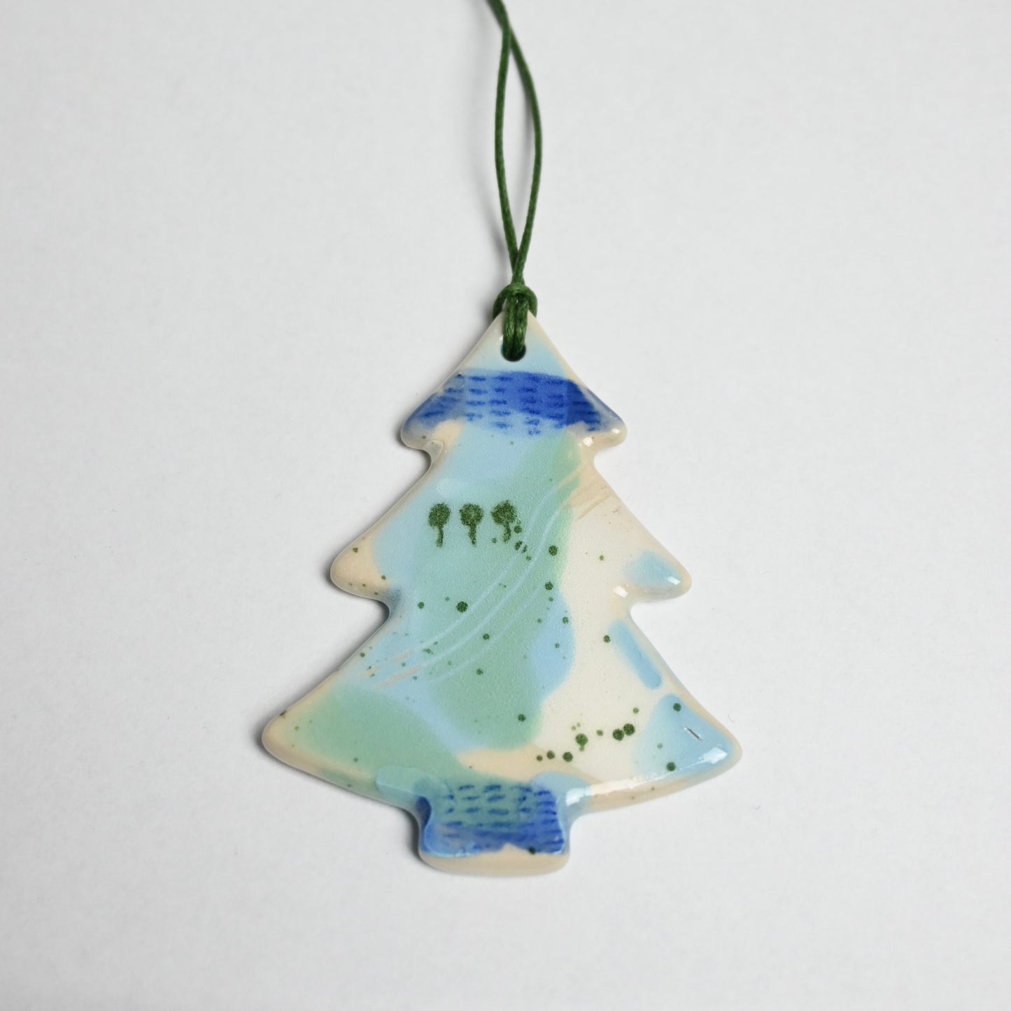 2024 Ceramic Hanging Decoration - Landscape Fir Tree