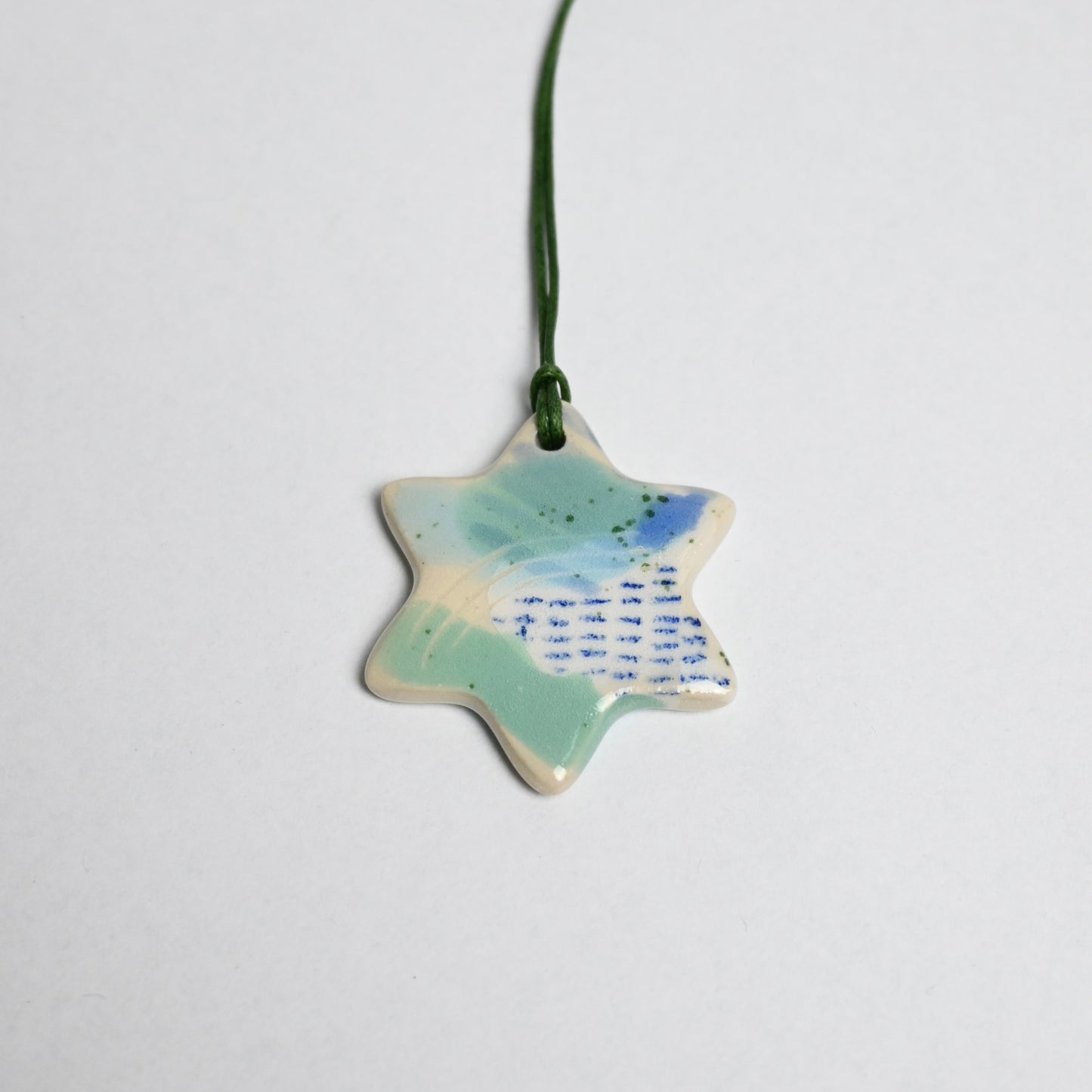 2024 Ceramic Hanging Decoration - Landscape Small Star