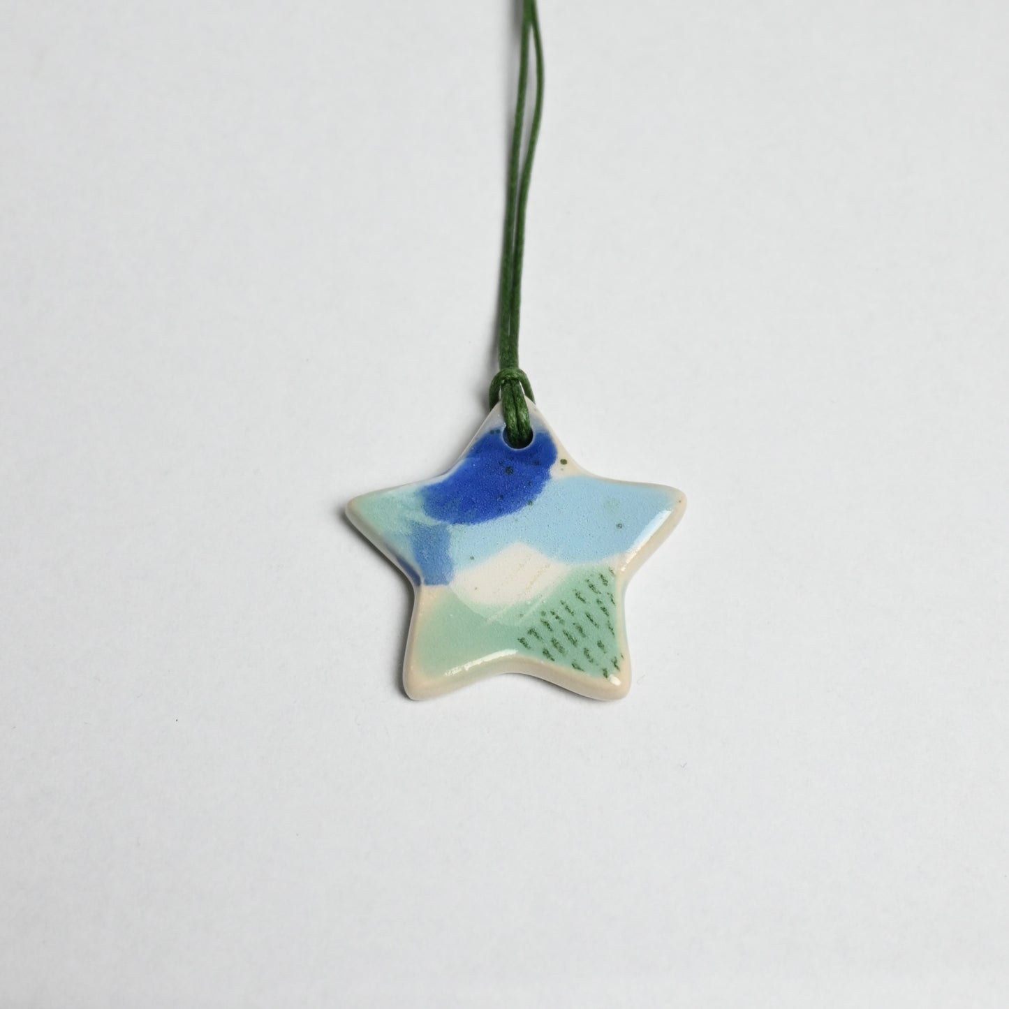 2024 Ceramic Hanging Decoration - Landscape Mini Star